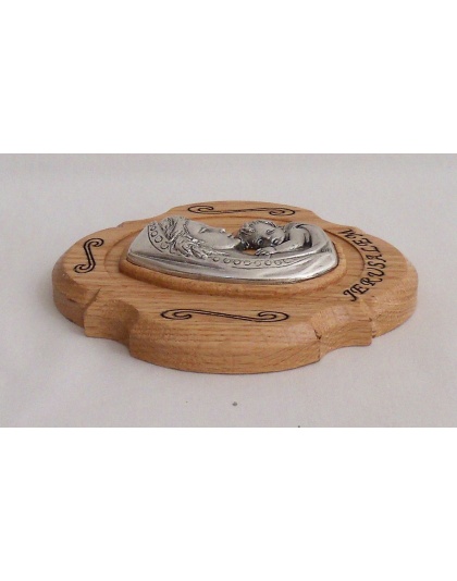 Virgin Mary and Baby Jesus Plaque 