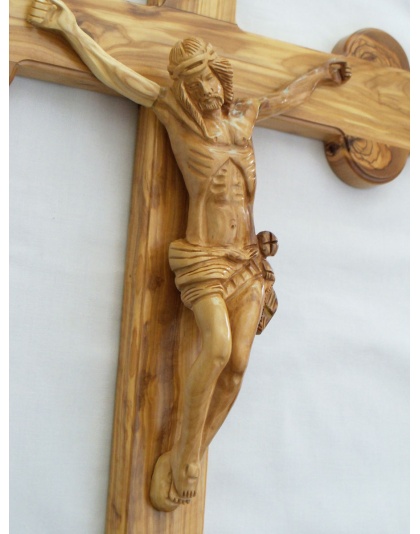 Large budded crucifix 55cm / 21.5in
