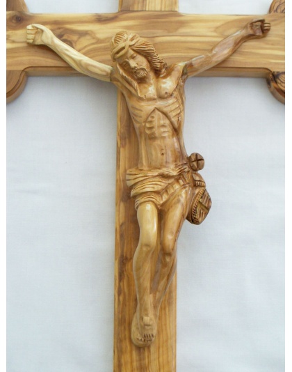 Large budded crucifix 55cm / 21.5in