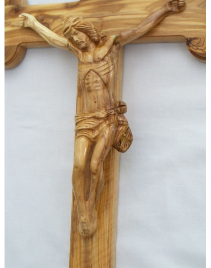 Large budded crucifix 55cm / 21.5in